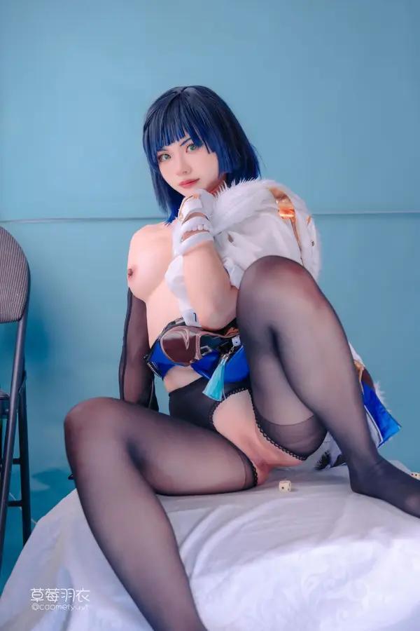 国模套图 草莓羽衣《赌は毒なり》